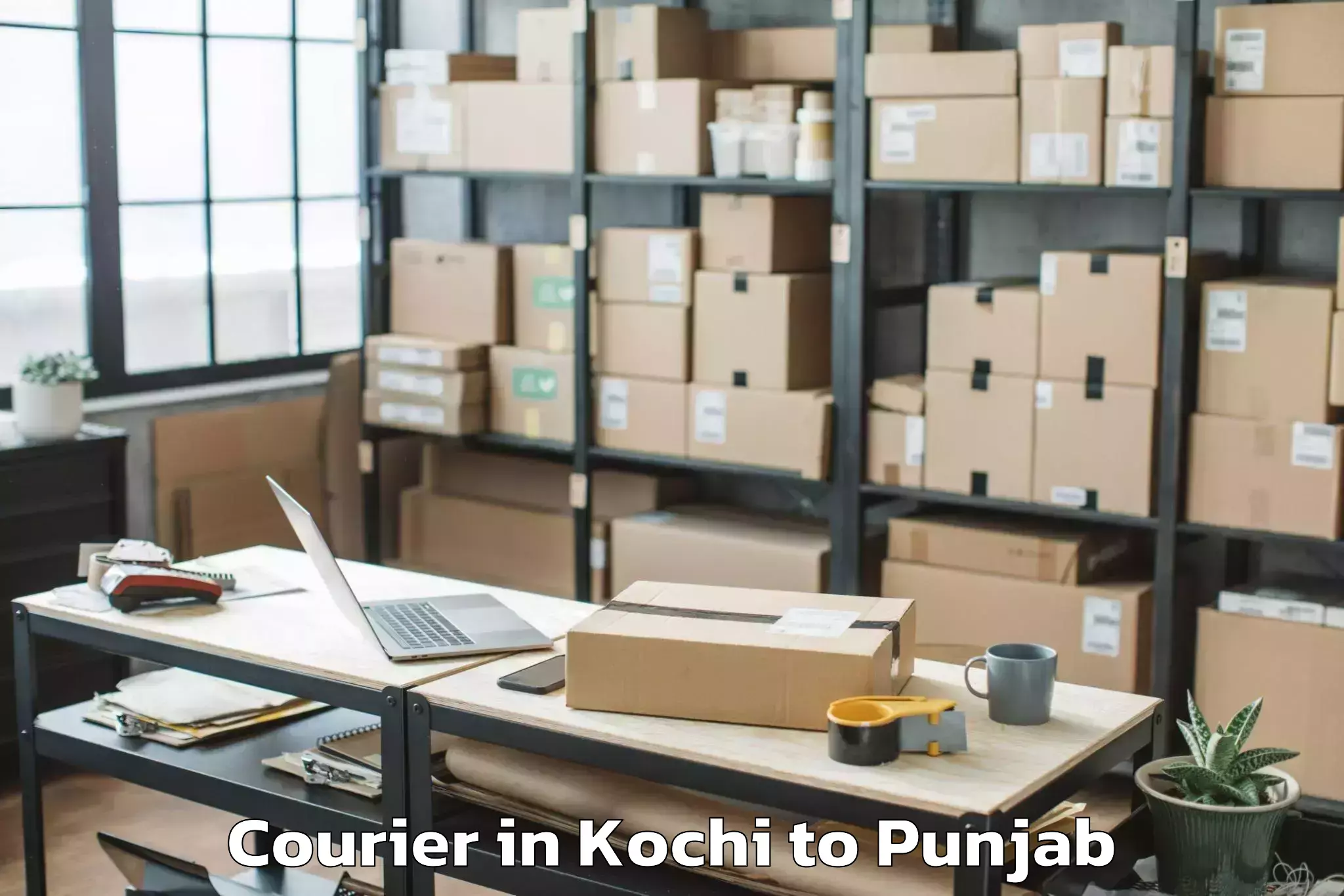 Kochi to Tapa Courier Booking